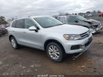 2014 Volkswagen Touareg 3.6l Sport Silver vin: WVGEF9BP7ED005761