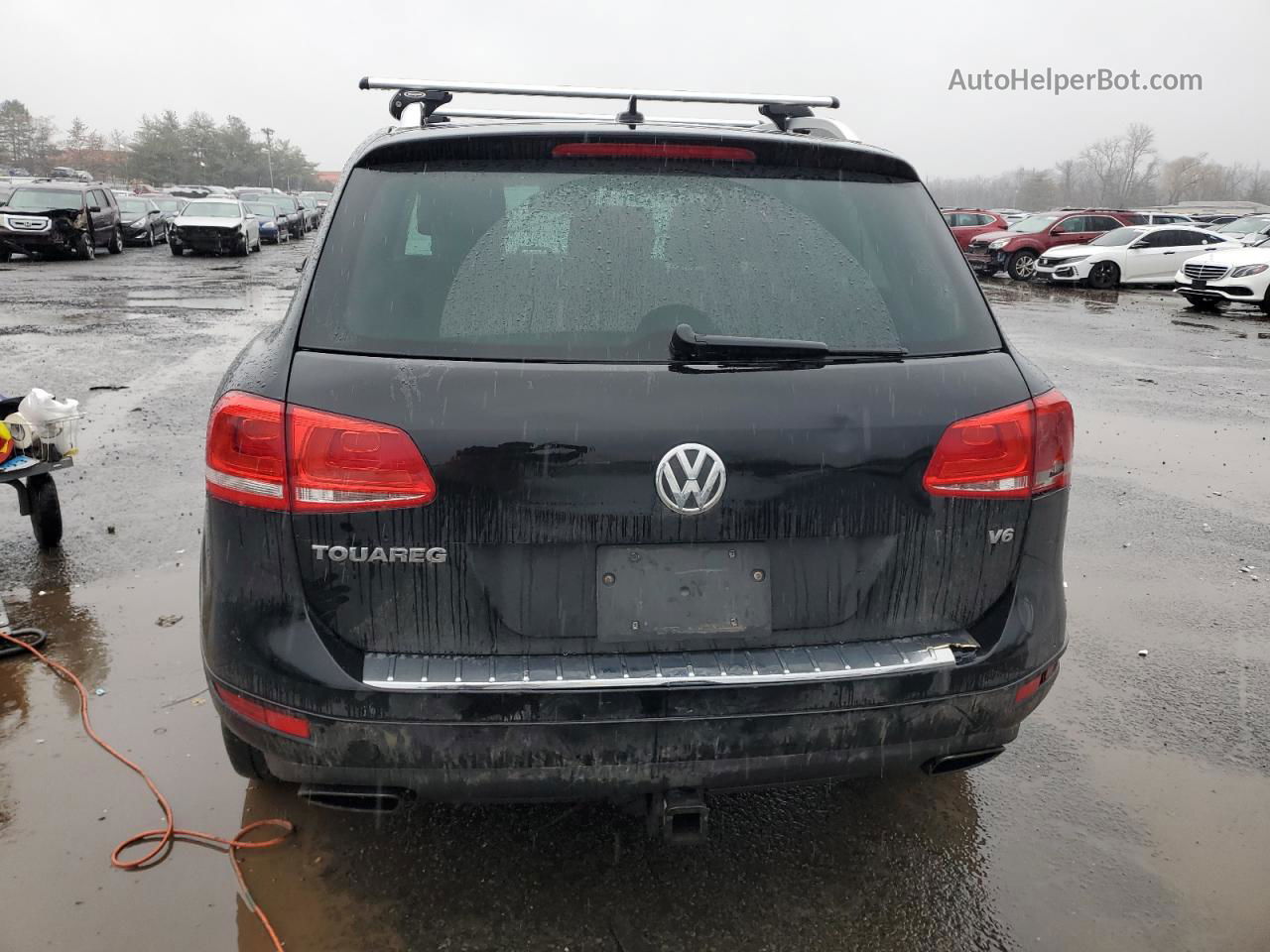 2014 Volkswagen Touareg V6 Black vin: WVGEF9BP7ED006750