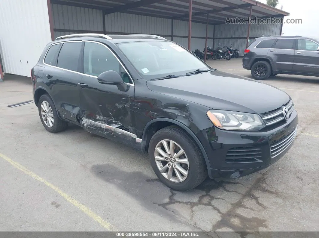 2014 Volkswagen Touareg 3.6l Sport Black vin: WVGEF9BP7ED008465