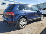 2014 Volkswagen Touareg V6 Blue vin: WVGEF9BP7ED010345