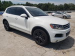 2012 Volkswagen Touareg V6 White vin: WVGEF9BP8CD008245