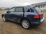 2012 Volkswagen Touareg V6 Blue vin: WVGEF9BP8CD009105