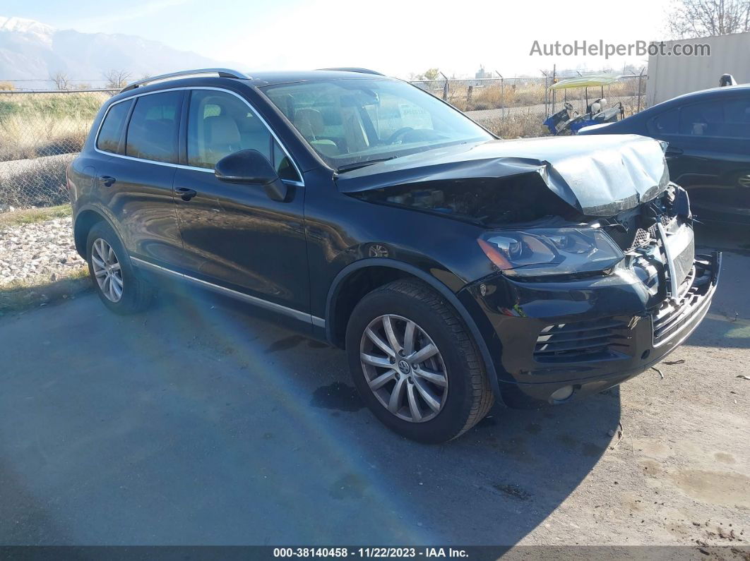 2012 Volkswagen Touareg Vr6 Sport Черный vin: WVGEF9BP8CD011730