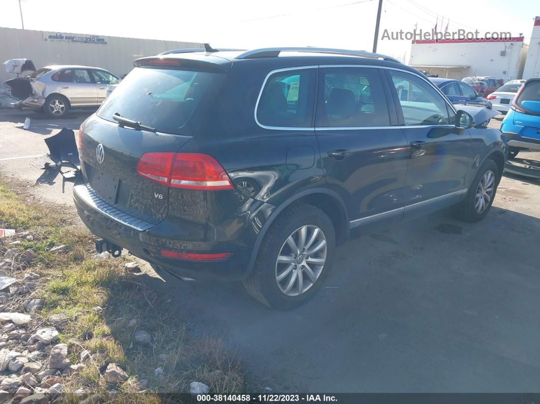 2012 Volkswagen Touareg Vr6 Sport Black vin: WVGEF9BP8CD011730