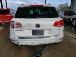 2013 Volkswagen Touareg V6 White vin: WVGEF9BP8DD004990