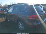 2013 Volkswagen Touareg Vr6 Lux Dark Brown vin: WVGEF9BP8DD006416