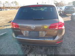 2013 Volkswagen Touareg Vr6 Lux Dark Brown vin: WVGEF9BP8DD006416