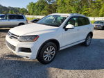 2013 Volkswagen Touareg V6 White vin: WVGEF9BP8DD008828