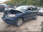 2013 Volkswagen Touareg Sport Blue vin: WVGEF9BP8DD009896