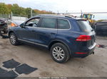 2013 Volkswagen Touareg Sport Blue vin: WVGEF9BP8DD009896