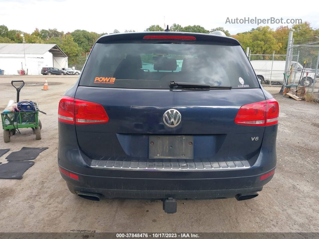 2013 Volkswagen Touareg Sport Blue vin: WVGEF9BP8DD009896