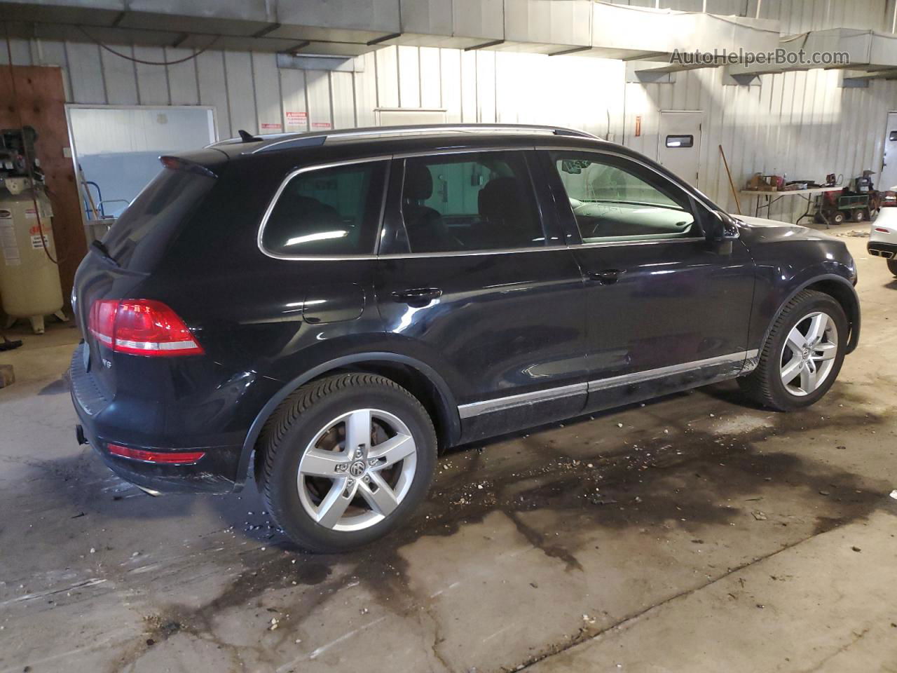 2013 Volkswagen Touareg V6 Black vin: WVGEF9BP8DD013494