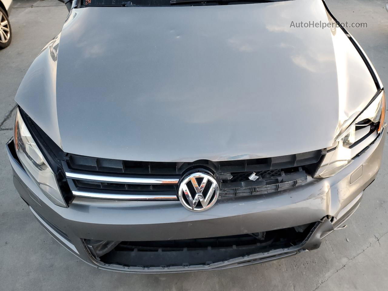 2012 Volkswagen Touareg V6 Gray vin: WVGEF9BP9CD006181