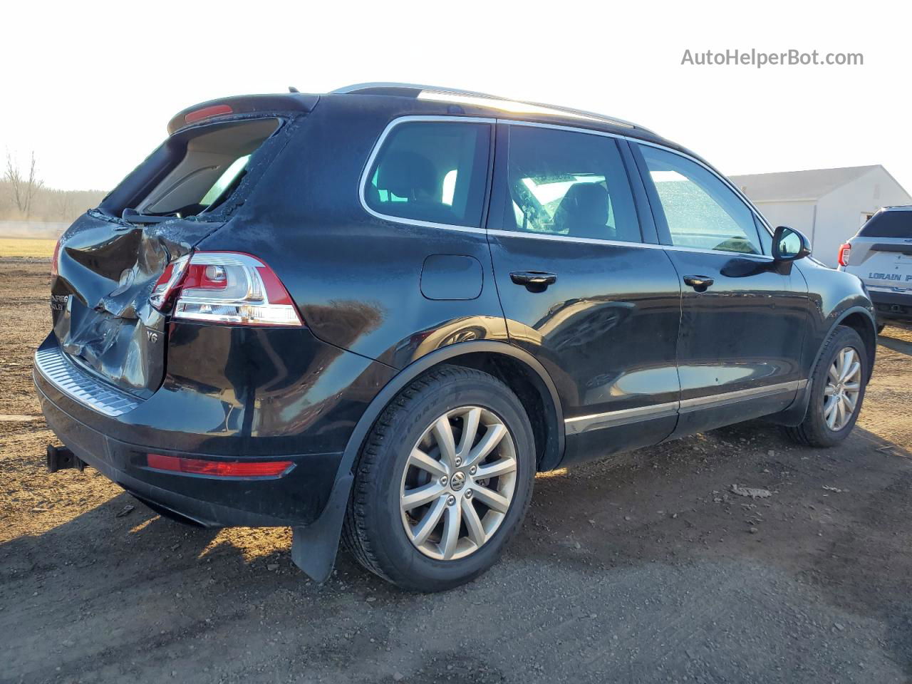 2012 Volkswagen Touareg V6 Черный vin: WVGEF9BP9CD007167