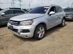 2012 Volkswagen Touareg V6 Silver vin: WVGEF9BP9CD009937