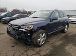 2013 Volkswagen Touareg V6 Blue vin: WVGEF9BP9DD001855