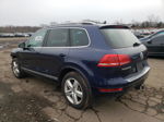 2013 Volkswagen Touareg V6 Blue vin: WVGEF9BP9DD001855