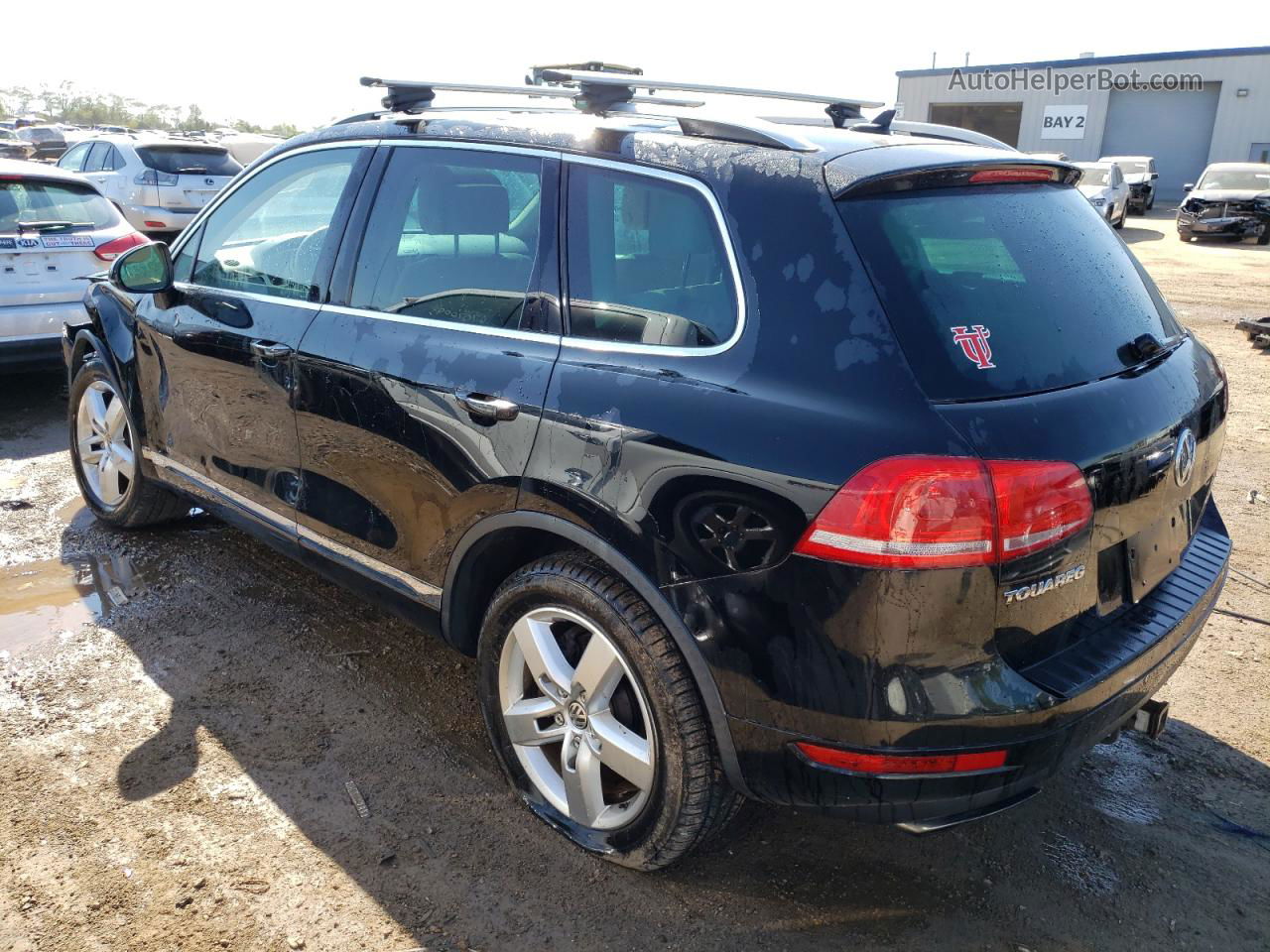 2013 Volkswagen Touareg V6 Black vin: WVGEF9BP9DD005288