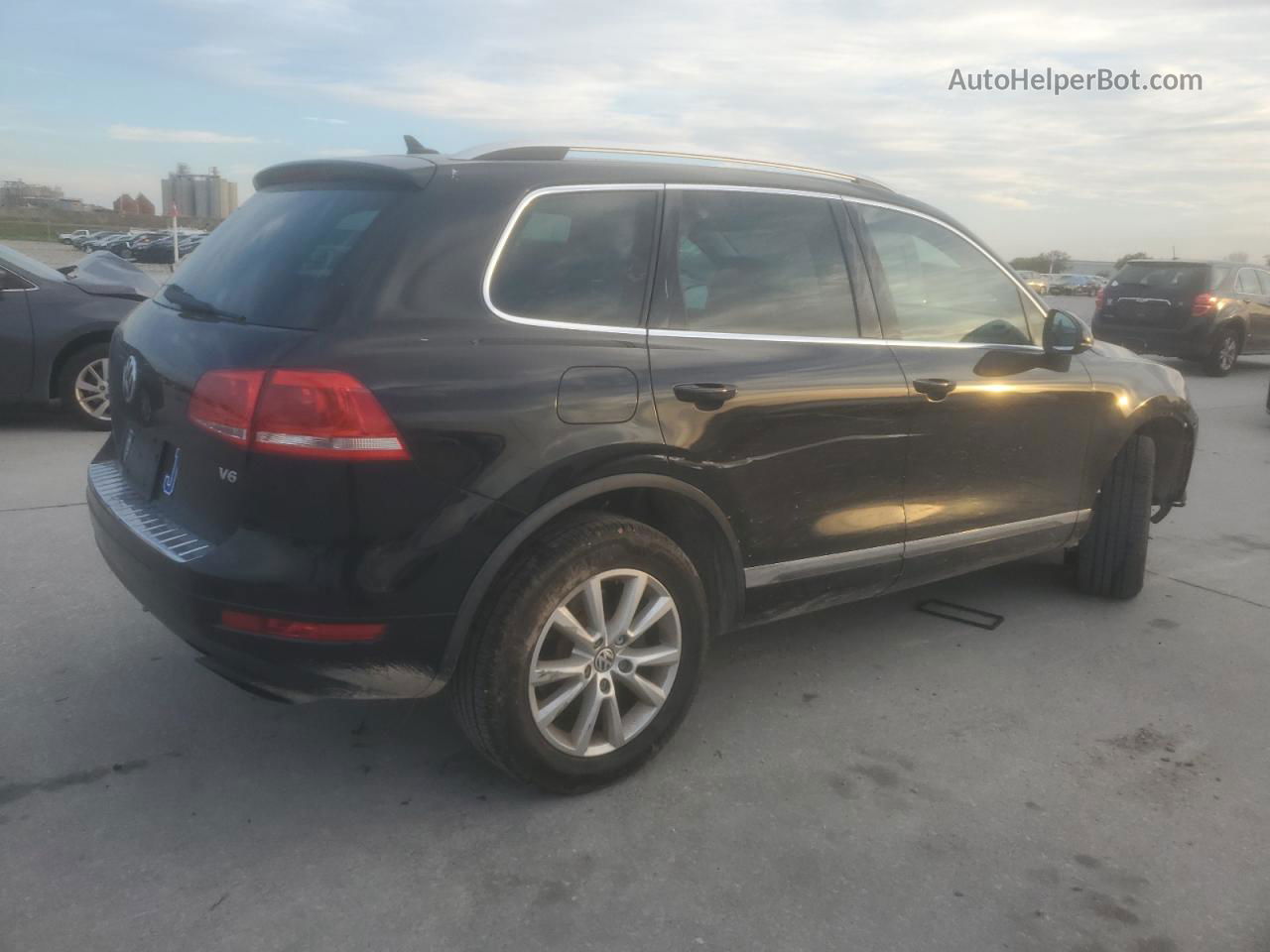 2013 Volkswagen Touareg V6 Black vin: WVGEF9BP9DD009857