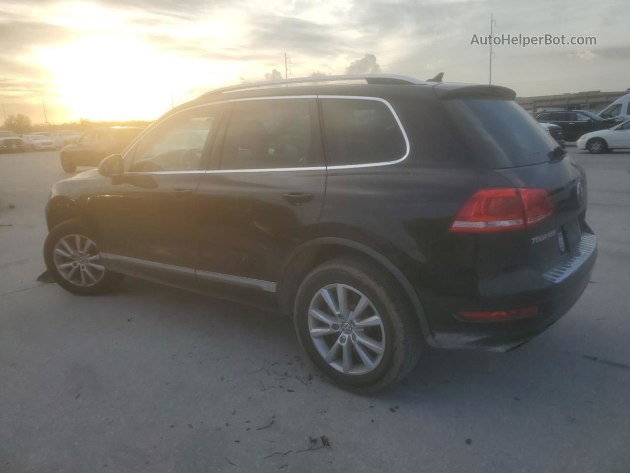 2013 Volkswagen Touareg V6 Black vin: WVGEF9BP9DD009857