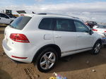 2013 Volkswagen Touareg V6 White vin: WVGEF9BP9DD013004