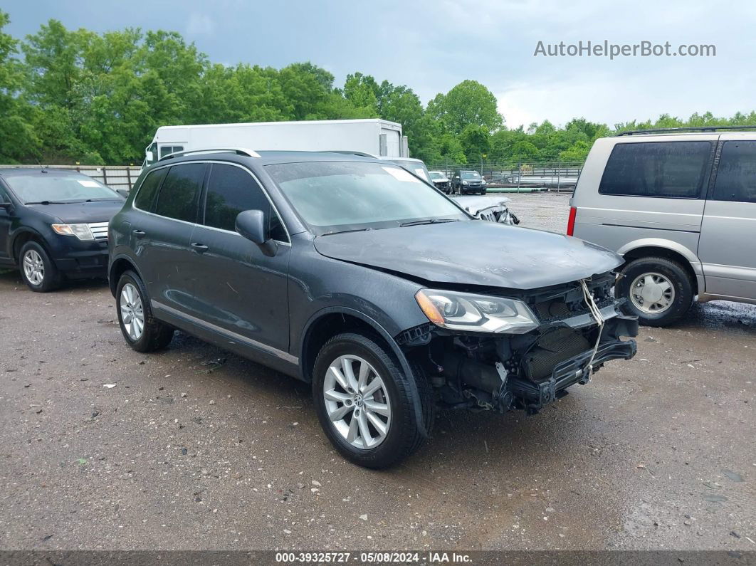 2014 Volkswagen Touareg 3.6l Sport Silver vin: WVGEF9BP9ED008953