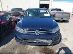 2014 Volkswagen Touareg 3.6l Lux Dark Blue vin: WVGEF9BP9ED010203