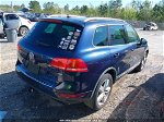 2014 Volkswagen Touareg 3.6l Lux Dark Blue vin: WVGEF9BP9ED010203