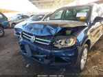 2012 Volkswagen Touareg Vr6 Sport Blue vin: WVGEF9BPXCD008876