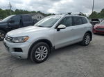 2012 Volkswagen Touareg V6 Silver vin: WVGEF9BPXCD011311