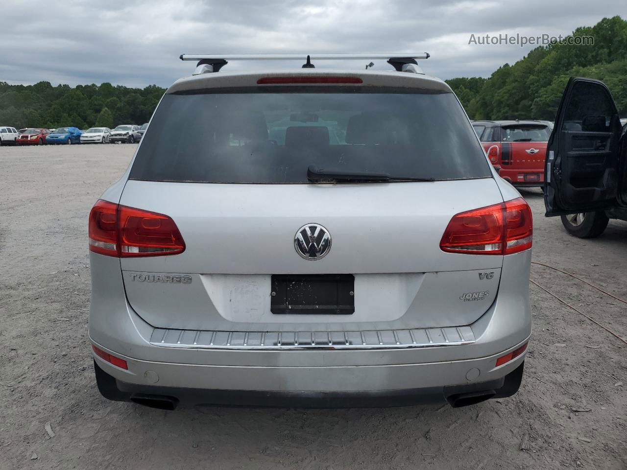 2012 Volkswagen Touareg V6 Silver vin: WVGEF9BPXCD011311