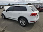 2013 Volkswagen Touareg V6 White vin: WVGEF9BPXDD000276