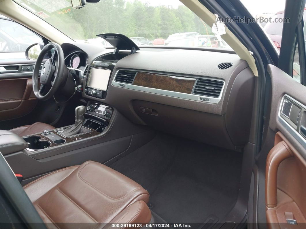 2013 Volkswagen Touareg Vr6 Executive Синий vin: WVGEF9BPXDD002433