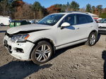 2014 Volkswagen Touareg V6 White vin: WVGEF9BPXED001557