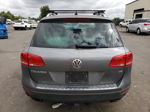 2014 Volkswagen Touareg V6 Gray vin: WVGEF9BPXED003583