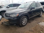 2012 Volkswagen Touareg V6 Tdi Black vin: WVGEK9BP1CD009684