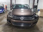 2012 Volkswagen Touareg V6 Tdi Brown vin: WVGEK9BP1CD011385