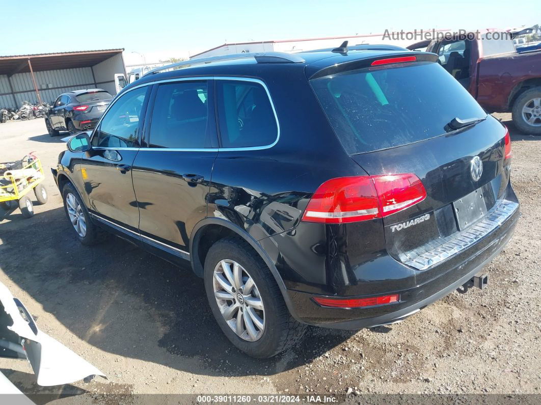 2012 Volkswagen Touareg Tdi Sport Black vin: WVGEK9BP3CD011548