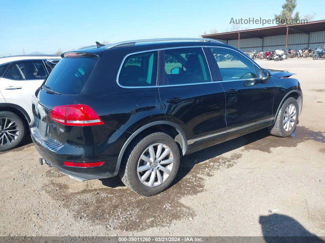 2012 Volkswagen Touareg Tdi Sport Black vin: WVGEK9BP3CD011548