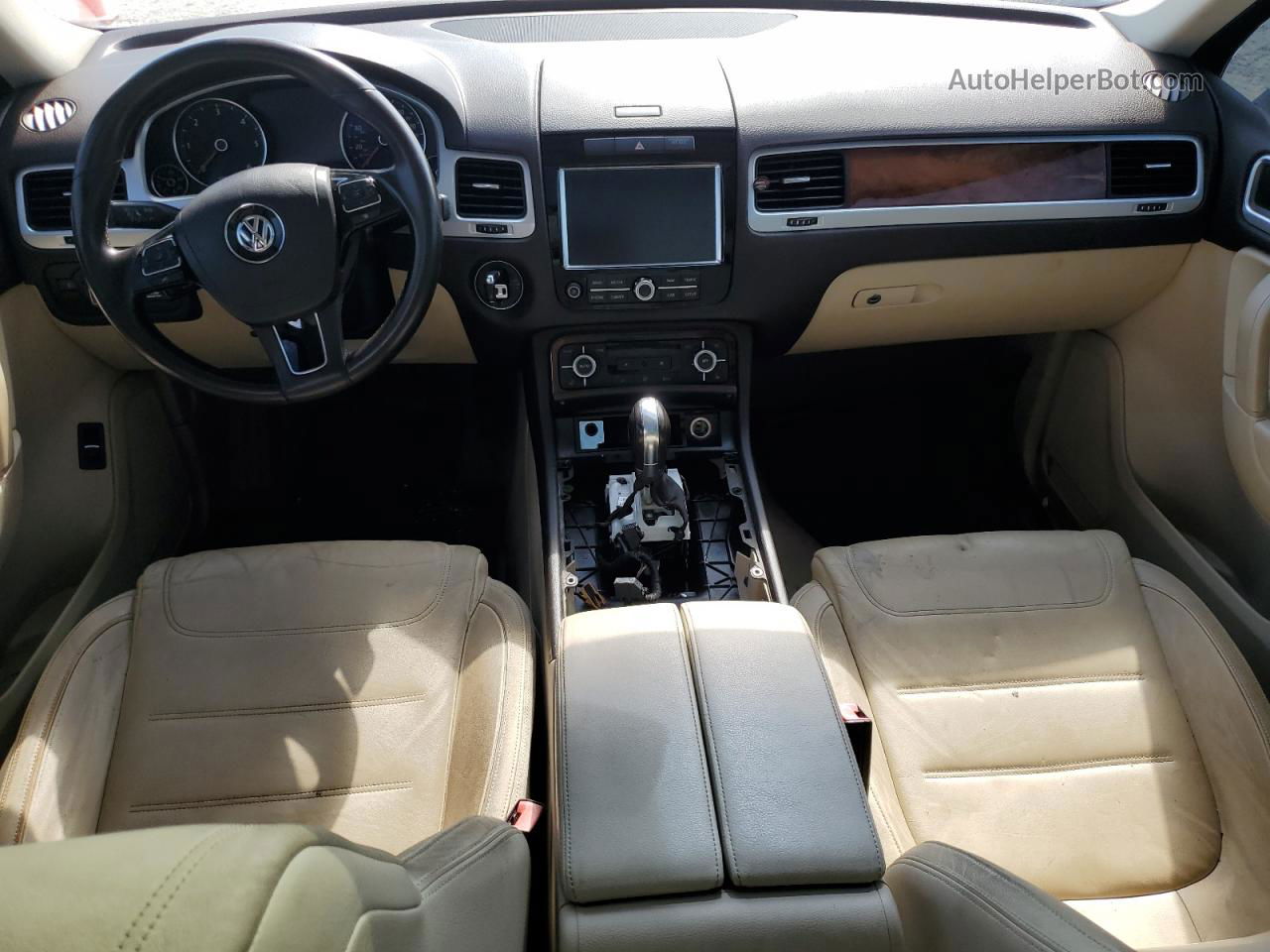 2012 Volkswagen Touareg V6 Tdi Белый vin: WVGEK9BP4CD009064