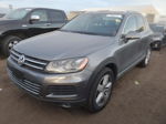 2012 Volkswagen Touareg V6 Tdi Gray vin: WVGEK9BP4CD009291