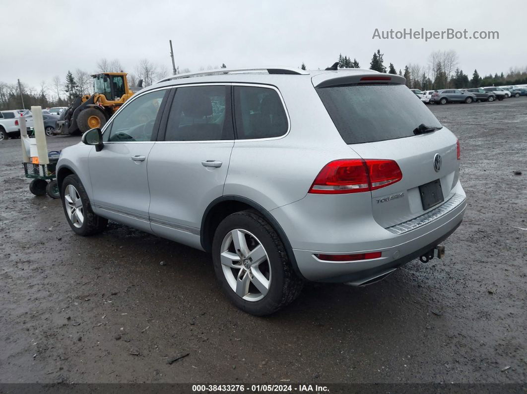 2012 Volkswagen Touareg Tdi Lux Silver vin: WVGEK9BP4CD009663