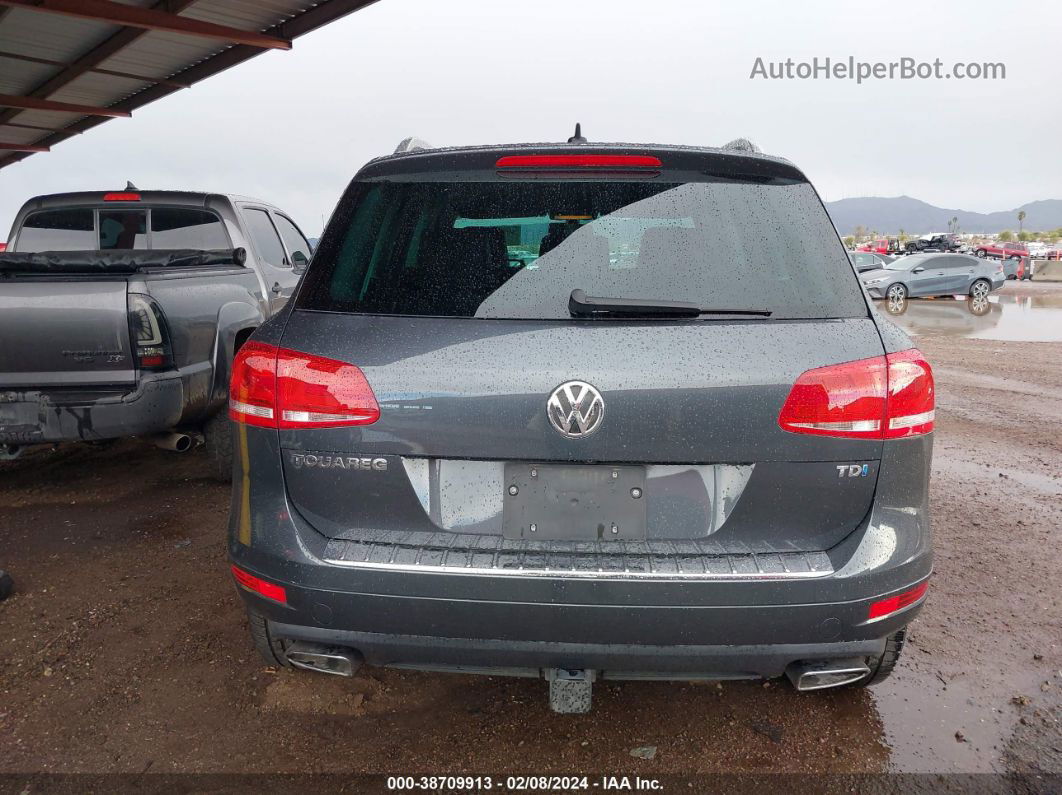 2012 Volkswagen Touareg Tdi Sport Gray vin: WVGEK9BP5CD008330