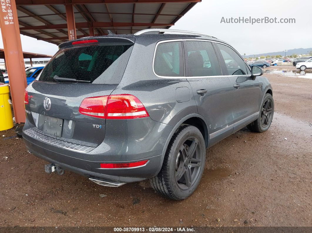 2012 Volkswagen Touareg Tdi Sport Gray vin: WVGEK9BP5CD008330