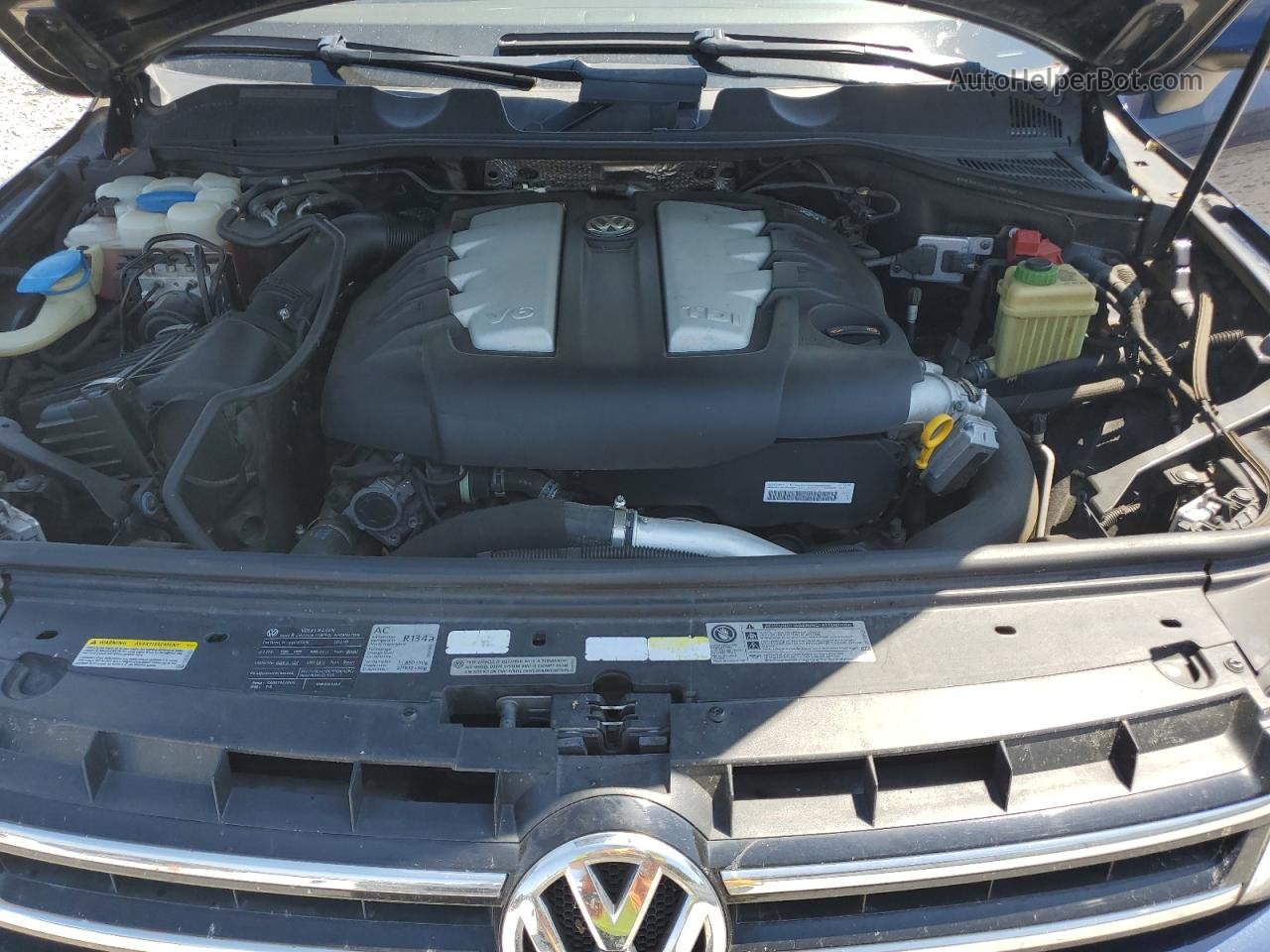 2012 Volkswagen Touareg V6 Tdi Синий vin: WVGEK9BP6CD007266