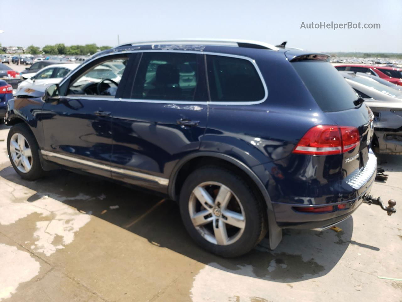 2012 Volkswagen Touareg V6 Tdi Blue vin: WVGEK9BP7CD005784