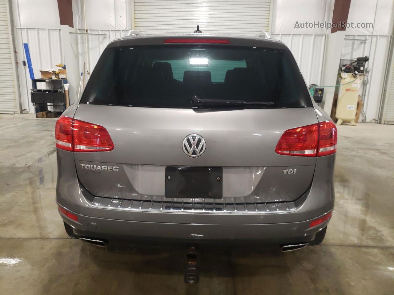 2012 Volkswagen Touareg V6 Tdi Серый vin: WVGEK9BP7CD006126