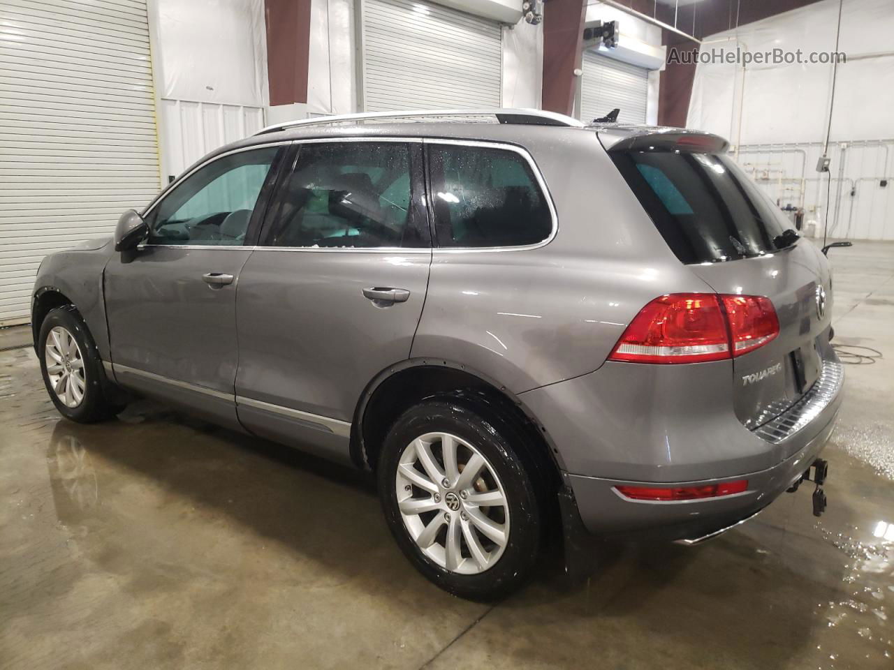 2012 Volkswagen Touareg V6 Tdi Gray vin: WVGEK9BP7CD006126