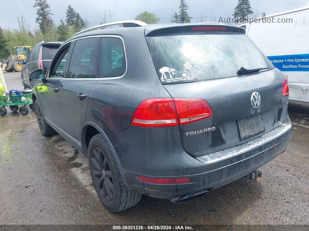 2012 Volkswagen Touareg Tdi Sport Blue vin: WVGEK9BP7CD007633