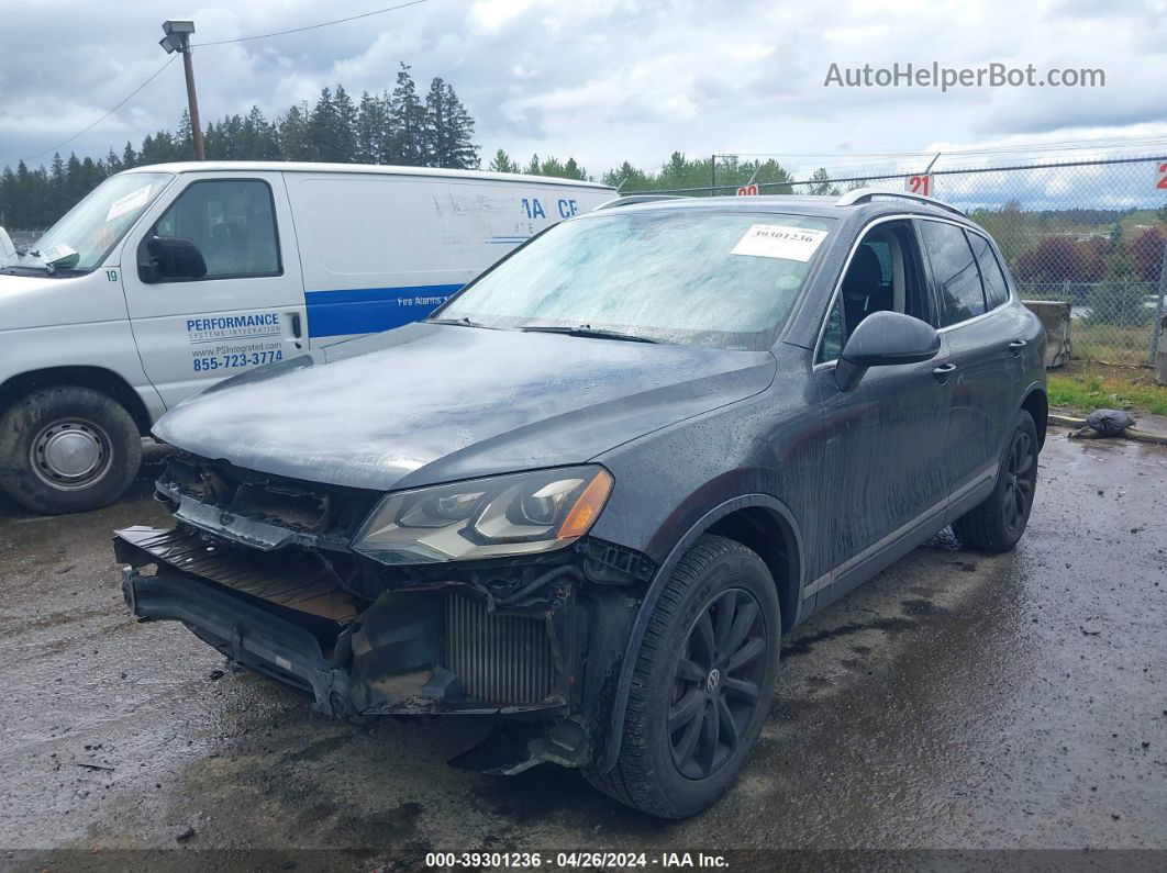 2012 Volkswagen Touareg Tdi Sport Blue vin: WVGEK9BP7CD007633